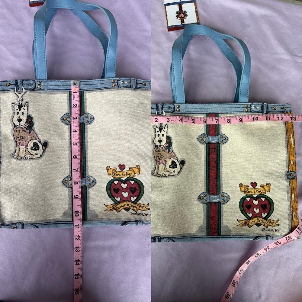 Brighton “In Love we Trust” Tote (Tom Clancy Collaboration/Queen of Hearts Theme - Picture 6 of 7